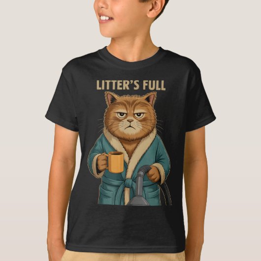 Litter’s Full Cat Ugly Christmas T-Shirt (Vorderseite)