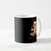 Litter’s Full Funny Cat Lovers Christmas Xmas  Kaffeetasse (VorderseiteRechts)