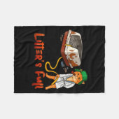 Litter’s Full Funny Cat Lovers Christmas Xmas Mpy Fleecedecke (Vorderseite (Horizontal))