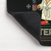 Litter’s Full Funny Cat Lovers Ugly Christmas Swea Mousepad (Ecke)