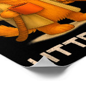 Litter’s Full Funny Cat Parody Lovers Christmas Xm Poster (Ecke)