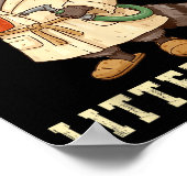 Litter’s Full Funny Raccoon Christmas Mpy Raccoon Poster (Ecke)