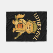 Litter’s Full Funny Six Seven 67 Meme Cat Lovers C Fleecedecke (Vorderseite (Horizontal))