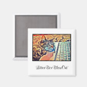 LitterBoxBlowOut Magnet (Vorderseite/Rückseite)