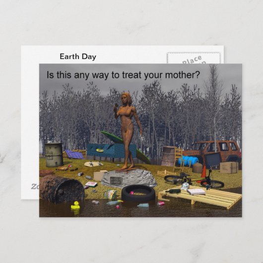 Litterbugs Postkarte (Vorne/Hinten)