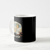 Litter's Full Christmas Cat, Funny Christmas Kitty Kaffeetasse (Vorderseite Links)