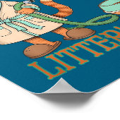 Litters Full Funny Cat Lovers Christmas Funny Gift Poster (Ecke)