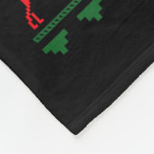 Litter's Full Merry Christmas Funny Cat Lover Ugly Fleecedecke (Ecke)