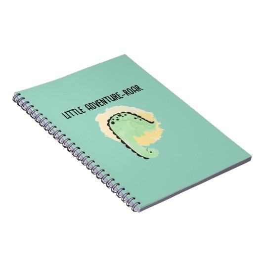 Little Adventure-Roar - Spiral Notepad Notizblock (Rechte Seite)