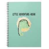 Little Adventure-Roar - Spiral Notepad Notizblock (Vorderseite)