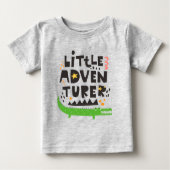 Little Adventurer Alligator Baby T-shirt (Vorderseite)
