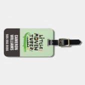 Little Adventurer Alligator Gepäckanhänger (Vorderseite horizontal)