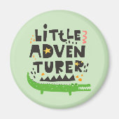 Little Adventurer Alligator Magnet (Vorne)