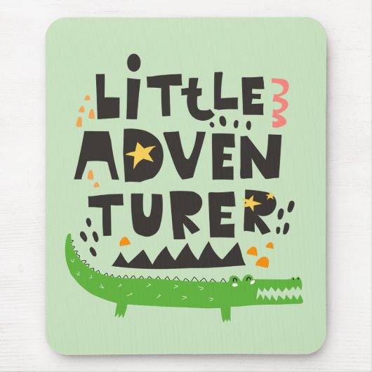 Little Adventurer Alligator Mousepad (Vorne)