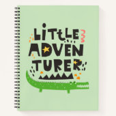Little Adventurer Alligator Notizblock (Vorderseite)