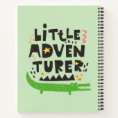 Little Adventurer Alligator Notizblock (Rückseite)