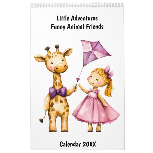 Little Adventures – Funny Animal Friends Calendar Kalender (Titelbild)