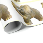 Little African Bull Elephant Geschenkpapier (Rolleneckpunkt)