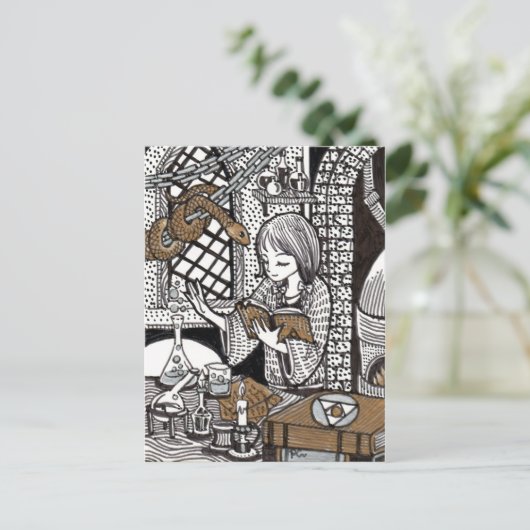 Little Alchemist Postkarte (Stehend Vorderseite)