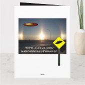 Little Alien Happy Birthday Karte (Rückseite)