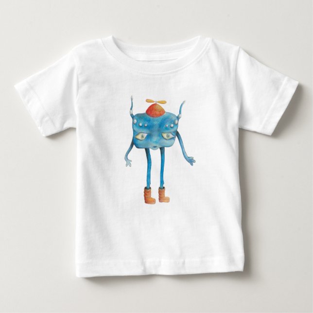 Little Alien Pi Baby T-shirt (Vorderseite)