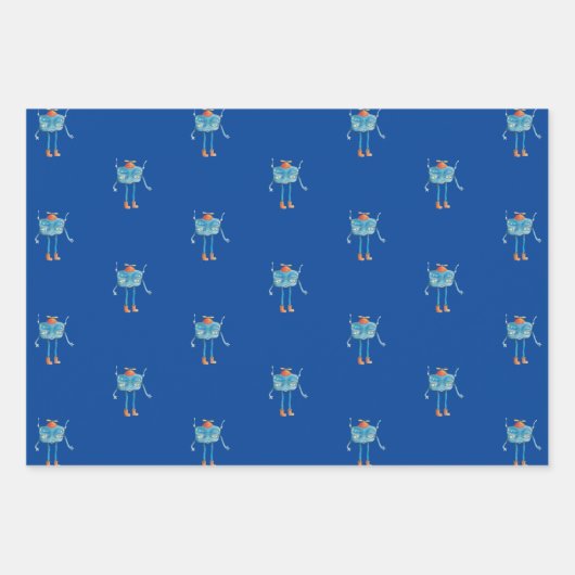 Little Alien Pi Geschenkpapier Set (Vorderseite)