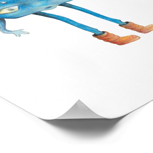 Little Alien Pi Poster (Ecke)