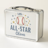 Little All-Star Baseball with Stars Metall Brotdose (Rückseite)