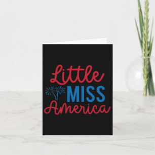 Little America Patriotic Independence Day Karte
