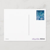 Little Amethyst Owl Postkarte (Rückseite)