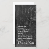 Little Angel 3 Kind Zeichnend Beileid Vielen Dank Dankeskarte (Vorne/Hinten)