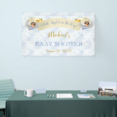 Little Angel Blue Wings Duschbanner Banner (Messeveranstaltung)