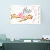 Little Angel Girls Geburtstagsparty Banner (Messeveranstaltung)
