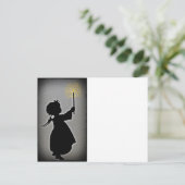Little Angel Lasse ihren Lichtschrein Postkarte (Stehend Vorderseite)