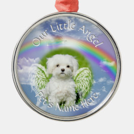 Little Angel Pet Foto Ornament Aus Metall