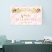 Little Angel Pink Gold Girl Banner (Messeveranstaltung)