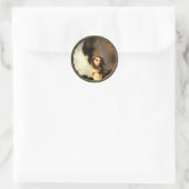 Little Angel Runder Aufkleber (Tasche)