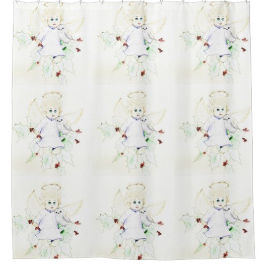 Little Angel - Soft and Dreamy Duschvorhang (Vorderseite)