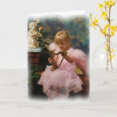 Little Angels Karte (Gelbe Blume)