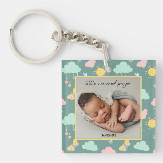 Little Answered Gebet Foto Schlüsselanhänger (Vorderseite)