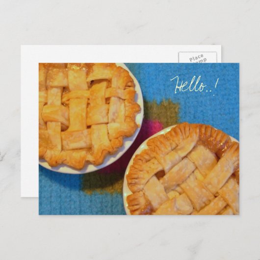 Little Apple Pies Blank Postcard Postkarte (Vorne/Hinten)