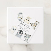 Little Arctic Baby Shower Favor Tag Geschenkanhänger (Beispiel)