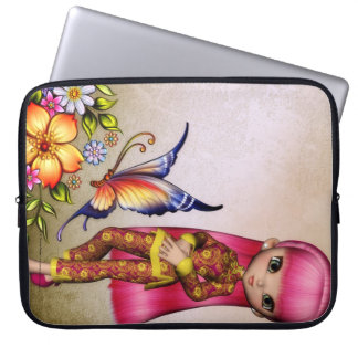 Little Asian Girl 3 Fantasy Laptop Sleeve