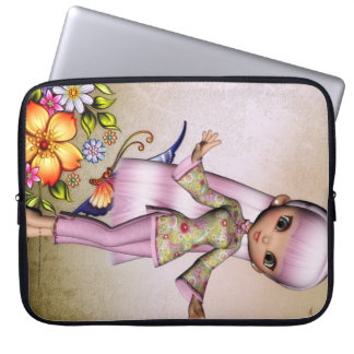 Little Asian Girl 4 Fantasy Laptop Sleeve