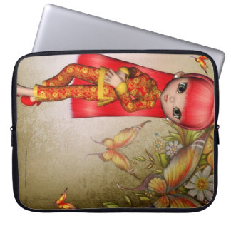 Little Asian Girl 5 Fantasy Laptop Sleeve