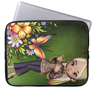 Little Asian Girl 6 Fantasy Laptop Sleeve