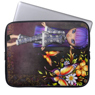 Little Asian Girl 8 Fantasy Laptop Sleeve
