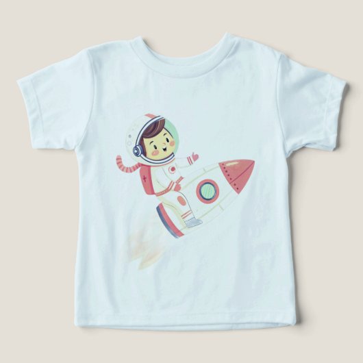 Little Astronaut – Dreamy Space Explorer Kid (Design Vorderseite)