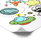 Little Astronaut Poster (Ecke)