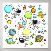 Little Astronaut Poster (Vorne)